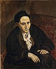 Pablo Paintings - Gertrude Stein by Pablo Picasso